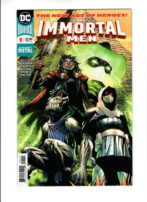 Immortal Men #1 (2018) Regular Jim Lee & Scott Williams Vertical Foldout Cover Regular Jim Lee & Scott Williams Vertical Foldout Cover Buy & Sell Comics Online Comic Shop Toronto Canada