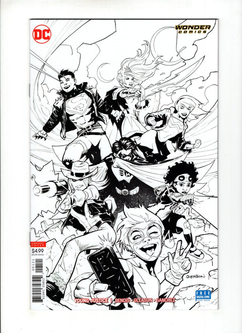 Young Justice, Vol. 3 #1 (Cvr B) (2019) Variant Patrick Gleason Sketch Cover B Variant Patrick Gleason Sketch Cover Buy & Sell Comics Online Comic Shop Toronto Canada