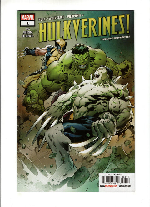Hulkverines #1 (Cvr A) (2019) Regular Greg Land & Frank D'Armata Cover A Regular Greg Land & Frank D'Armata Cover Buy & Sell Comics Online Comic Shop Toronto Canada