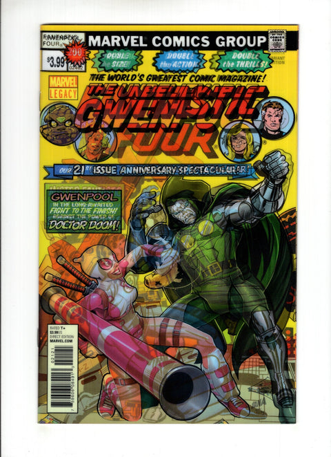 Gwenpool, Vol. 1 #21 (Cvr B) (2017) Variant David Nakayama Lenticular Homage Cover B Variant David Nakayama Lenticular Homage Cover Buy & Sell Comics Online Comic Shop Toronto Canada