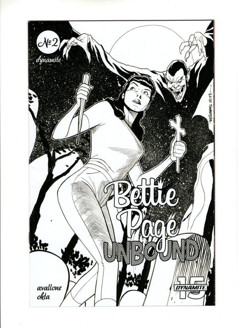 Bettie Page: Unbound #2 (Cvr G) (2019) Incentive David Williams B&W Variant G Incentive David Williams B&W Variant Buy & Sell Comics Online Comic Shop Toronto Canada