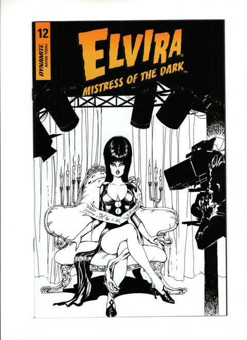 Elvira: Mistress Of The Dark (Dynamite Entertainment) #12 (Cvr I) (2020) Incentive Roberto Castro B&W Virgin I Incentive Roberto Castro B&W Virgin Buy & Sell Comics Online Comic Shop Toronto Canada