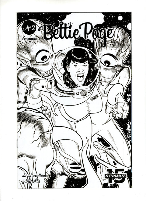 Bettie Page, Vol. 2 #2 (Cvr G) (2019) Incentive David Williams B&W Variant G Incentive David Williams B&W Variant Buy & Sell Comics Online Comic Shop Toronto Canada