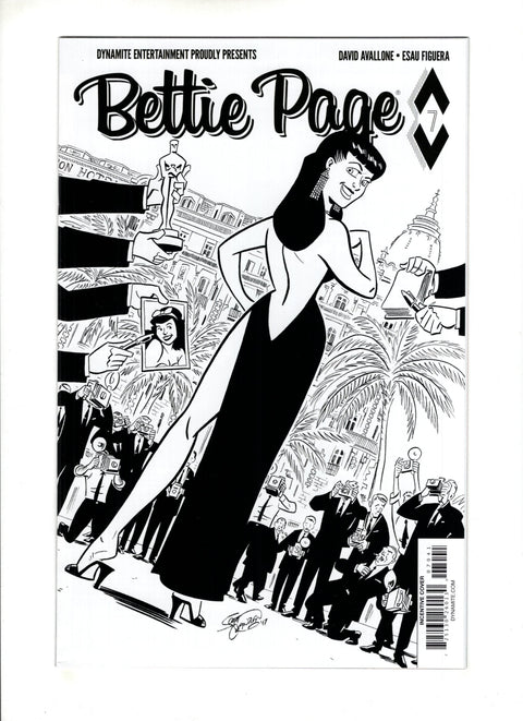 Bettie Page, Vol. 1 #7 (Cvr D) (2018) Incentive Scott Chantler B&W Variant D Incentive Scott Chantler B&W Variant Buy & Sell Comics Online Comic Shop Toronto Canada