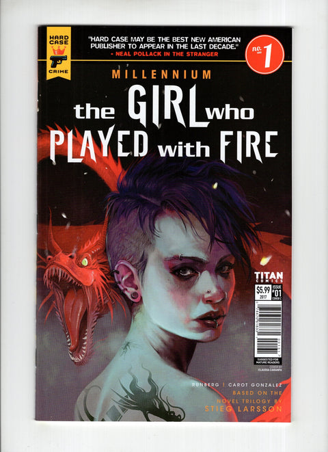 Millennium: The Girl Who Played With Fire #1 (Cvr C) (2017) Variant Claudia Caranfa Cover C Variant Claudia Caranfa Cover Buy & Sell Comics Online Comic Shop Toronto Canada