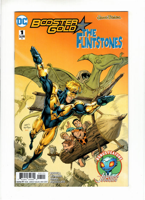 Booster Gold / Flintstones Annual #1 (Cvr B) (2017) Variant Dan Jurgens & Norm Rapmund Cover B Variant Dan Jurgens & Norm Rapmund Cover Buy & Sell Comics Online Comic Shop Toronto Canada