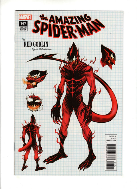 The Amazing Spider-Man, Vol. 4 #797 (Cvr D) (2018) Ed McGuinness Design Variant Cover D Ed McGuinness Design Variant Cover Buy & Sell Comics Online Comic Shop Toronto Canada