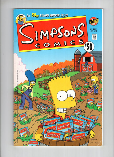 Simpsons Comics #50 (2000) Newsstand Edition Newsstand Edition Buy & Sell Comics Online Comic Shop Toronto Canada