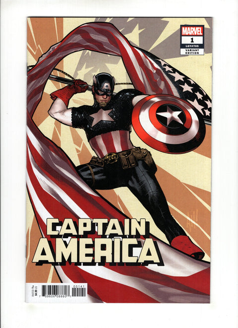 Captain America, Vol. 9 #1 (Cvr D) (2018) Adam Hughes Trade Dress Variant Cover D Adam Hughes Trade Dress Variant Cover Buy & Sell Comics Online Comic Shop Toronto Canada