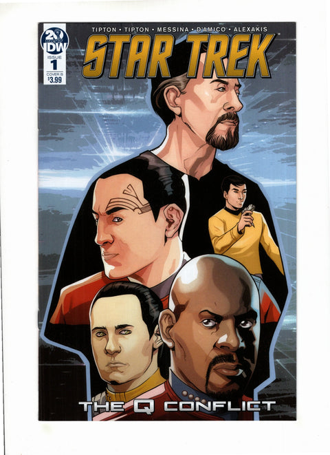 Star Trek: The Q Conflict #1 (Cvr B) (2019) Variant David Messina Cover B Variant David Messina Cover Buy & Sell Comics Online Comic Shop Toronto Canada