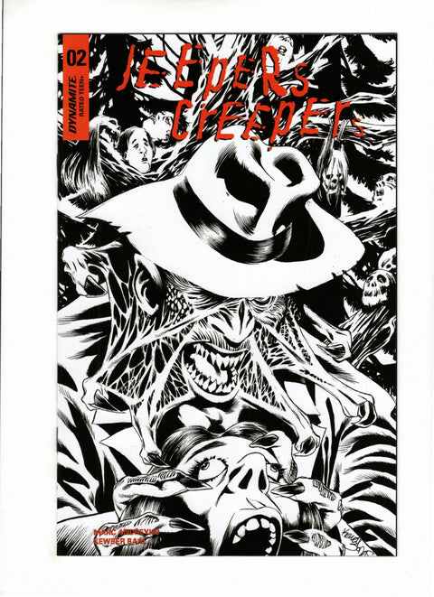 Jeepers Creepers #2 (Cvr D) (2018) Incentive Kelley Jones Black & White Cover D Incentive Kelley Jones Black & White Cover Buy & Sell Comics Online Comic Shop Toronto Canada