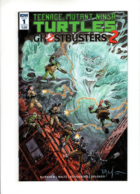 Teenage Mutant Ninja Turtles / Ghostbusters, Vol. 2 #1 (Cvr B) (2017) Variant Dave Wachter Cover B Variant Dave Wachter Cover Buy & Sell Comics Online Comic Shop Toronto Canada
