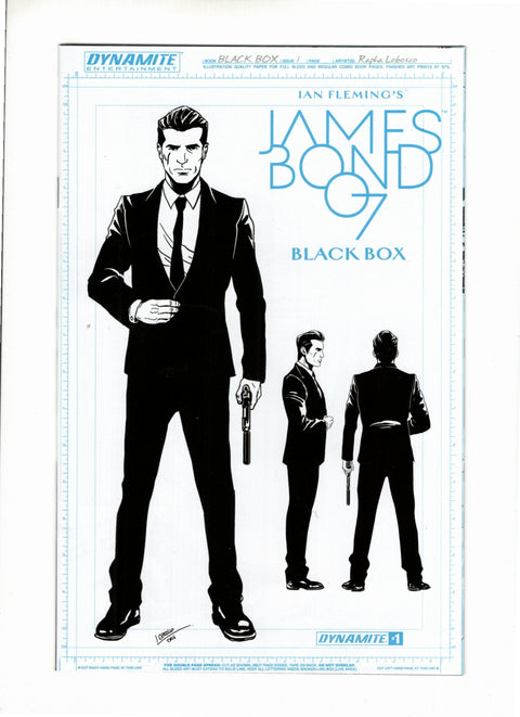 James Bond 007, Vol. 2 #1 (Cvr F) (2017) Incentive Rapha Lobosco Artboard Variant F Incentive Rapha Lobosco Artboard Variant Buy & Sell Comics Online Comic Shop Toronto Canada