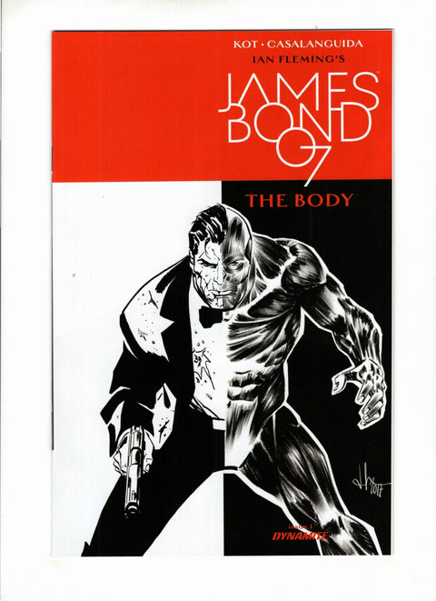 James Bond: The Body #1 (Cvr B) (2018) Incentive Luca Casalanguida Black & White B Incentive Luca Casalanguida Black & White Buy & Sell Comics Online Comic Shop Toronto Canada