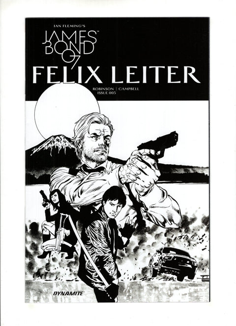 James Bond: Felix Leiter #3 (Cvr B) (2017) Incentive Mike Perkins B&W B Incentive Mike Perkins B&W Buy & Sell Comics Online Comic Shop Toronto Canada