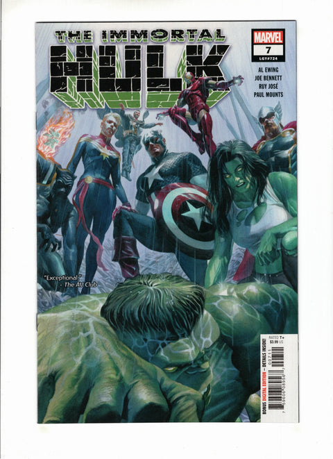 The Immortal Hulk #7 (Cvr A) (2018) Regular Alex Ross A Regular Alex Ross Buy & Sell Comics Online Comic Shop Toronto Canada