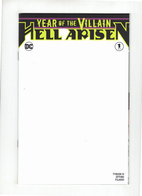Year Of The Villain: Hell Arisen #1 (Cvr C) (2019) Variant Blank Sketch C Variant Blank Sketch Buy & Sell Comics Online Comic Shop Toronto Canada