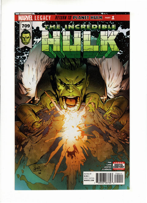 The Incredible Hulk, Vol. 3 #709 (Cvr A) (2017) Regular Greg Land A Regular Greg Land Buy & Sell Comics Online Comic Shop Toronto Canada