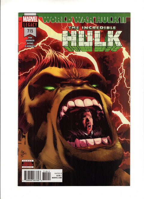 The Incredible Hulk, Vol. 3 #715 (2018) Buy & Sell Comics Online Comic Shop Toronto Canada
