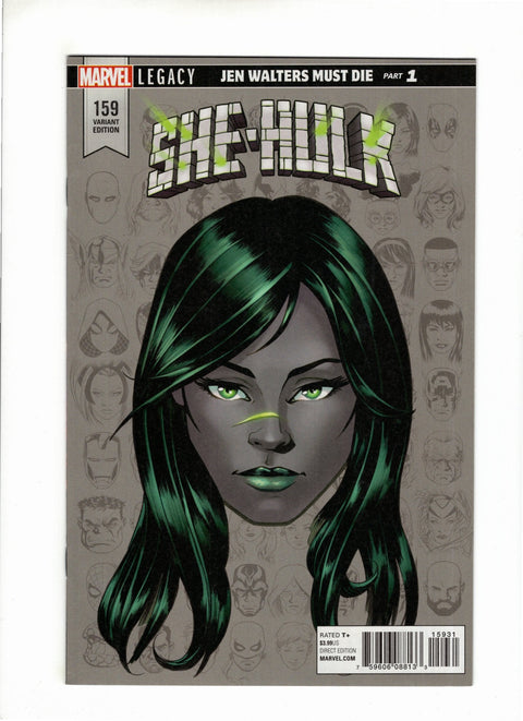She-Hulk, Vol. 3 #159 (Cvr C) (2017) Incentive Mike McKone Legacy Headshot Variant C Incentive Mike McKone Legacy Headshot Variant Buy & Sell Comics Online Comic Shop Toronto Canada