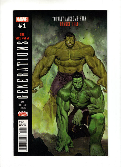Generations: Banner Hulk & Totally Awesome Hulk #1 (Cvr A) (2017) Regular Jorge Molina A Regular Jorge Molina Buy & Sell Comics Online Comic Shop Toronto Canada