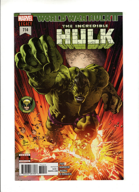 The Incredible Hulk, Vol. 3 #714 (Cvr A) (2018) Regular Mike Deodato Jr A Regular Mike Deodato Jr Buy & Sell Comics Online Comic Shop Toronto Canada
