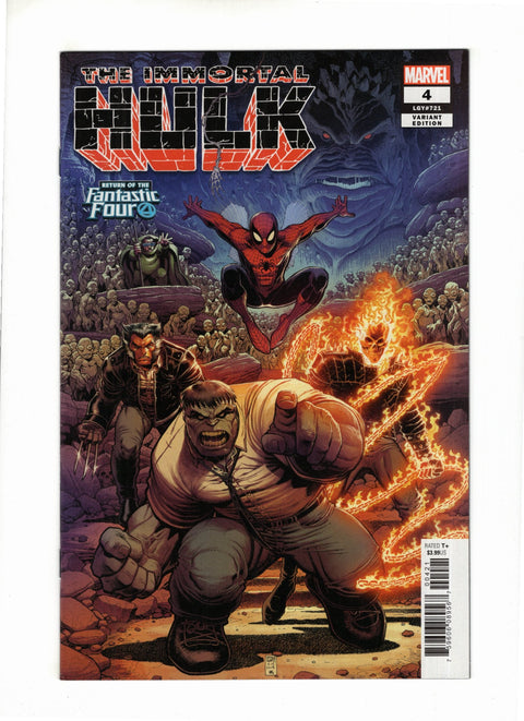 The Immortal Hulk #4 (Cvr B) (2018) Variant Arthur Adams Return Of The Fantastic Four B Variant Arthur Adams Return Of The Fantastic Four Buy & Sell Comics Online Comic Shop Toronto Canada