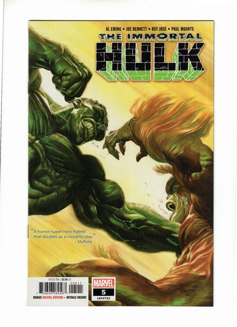 The Immortal Hulk #5 (Cvr A) (2018) Regular Alex Ross A Regular Alex Ross Buy & Sell Comics Online Comic Shop Toronto Canada