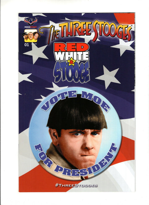 Three Stooges Red White & Stooge #1 (Cvr C) (2016) Moe C Moe Buy & Sell Comics Online Comic Shop Toronto Canada