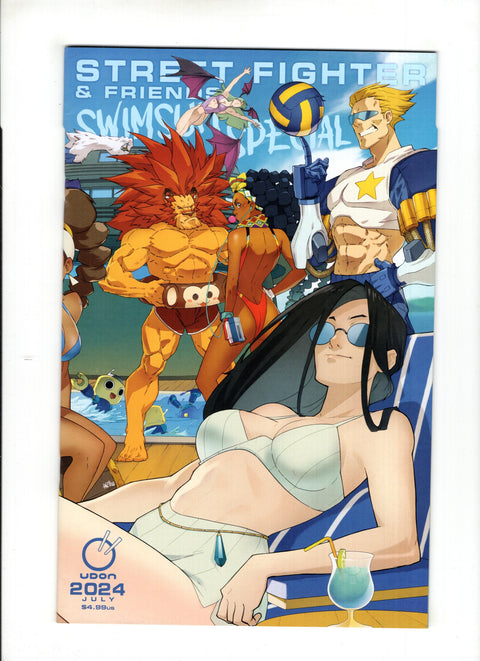 Street Fighter & Friends Swimsuit Special 2024 #1 (Cvr D) (2024) 1:5 Hanzo Steinbach Variant - Knowhere