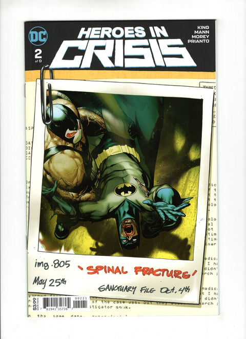 Heroes in Crisis #2 (Cvr B) (2018) Variant Ryan Sook B Variant Ryan Sook Buy & Sell Comics Online Comic Shop Toronto Canada