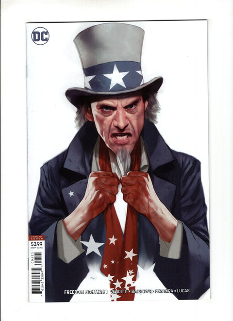 Freedom Fighters, Vol. 3 #1 (Cvr B) (2018) Variant Ben Oliver B Variant Ben Oliver Buy & Sell Comics Online Comic Shop Toronto Canada