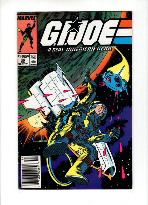 G.I. Joe: A Real American Hero (Marvel) #65 (1987) Newsstand Newsstand Buy & Sell Comics Online Comic Shop Toronto Canada