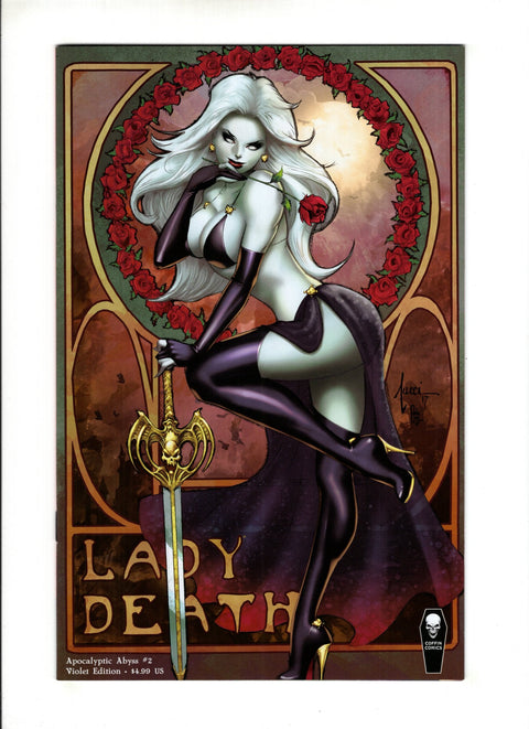Lady Death: Apocalyptic Abyss (Coffin Comics) #2 (Cvr B) (2019) Billy Tucci & Ceci De La Cruz Violet Edition B Billy Tucci & Ceci De La Cruz Violet Edition Buy & Sell Comics Online Comic Shop Toronto Canada