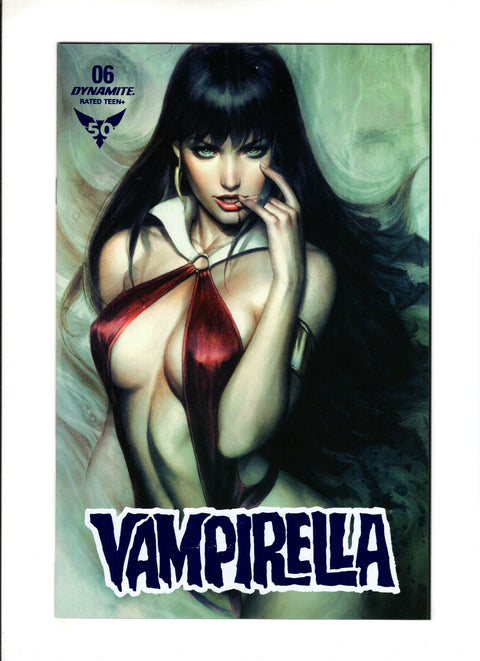 Vampirella, Vol. 6 #6 (Cvr X) (2019) Stanley 'Artgerm' Lau Blue Foil Variant X Stanley 'Artgerm' Lau Blue Foil Variant Buy & Sell Comics Online Comic Shop Toronto Canada