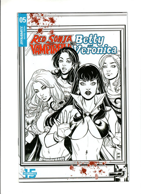 Red Sonja and Vampirella Meet Betty and Veronica #5 (Cvr H) (2019) 20 Copy Braga B&w Incentive H 20 Copy Braga B&w Incentive Buy & Sell Comics Online Comic Shop Toronto Canada