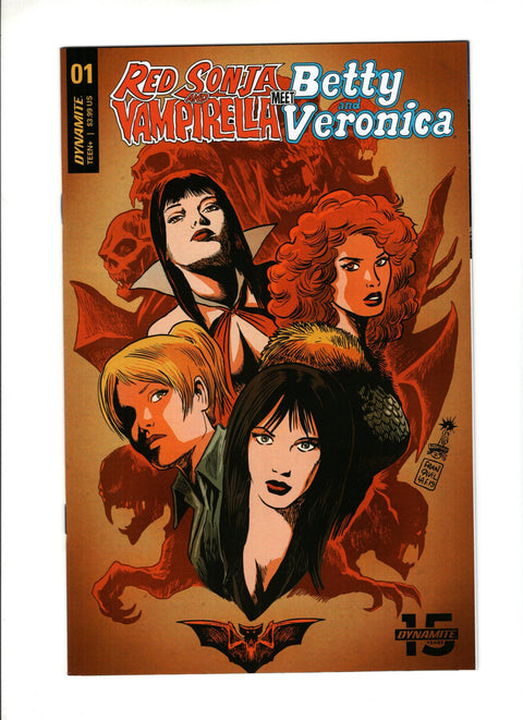 Red Sonja and Vampirella Meet Betty and Veronica #1 (Cvr B) (2019) Francesco Francavilla B Francesco Francavilla Buy & Sell Comics Online Comic Shop Toronto Canada