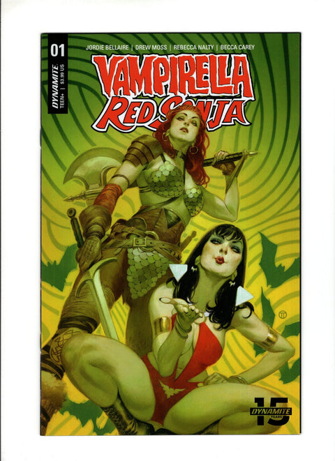 Vampirella / Red Sonja #1 (Cvr B) (2019) Variant Julien Totino Tedesco B Variant Julien Totino Tedesco Buy & Sell Comics Online Comic Shop Toronto Canada