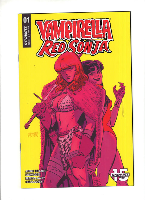 Vampirella / Red Sonja #1 (Cvr D) (2019) Variant Leonardo Romero & Jordie Bellaire D Variant Leonardo Romero & Jordie Bellaire Buy & Sell Comics Online Comic Shop Toronto Canada