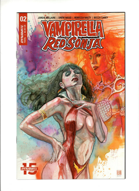 Vampirella / Red Sonja #2 (Cvr B) (2019) David Mack B David Mack Buy & Sell Comics Online Comic Shop Toronto Canada