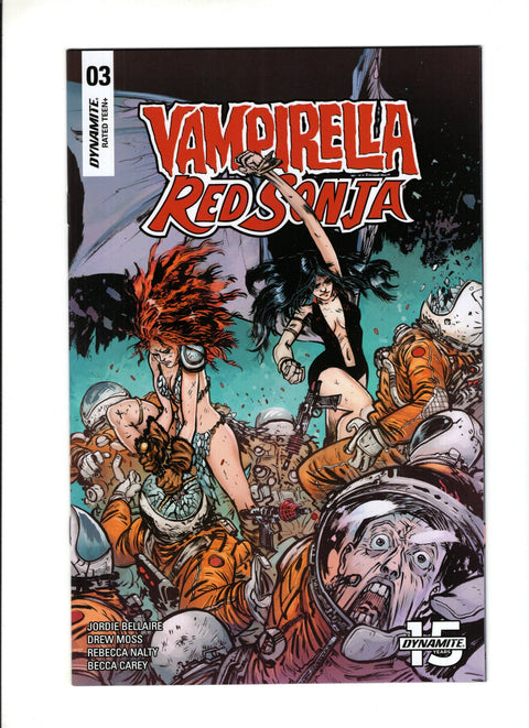 Vampirella / Red Sonja #3 (Cvr C) (2019) Daniel Warren Johnson & Mike Spicer C Daniel Warren Johnson & Mike Spicer Buy & Sell Comics Online Comic Shop Toronto Canada