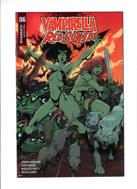 Vampirella / Red Sonja #6 (Cvr N) (2020) Variant Roberto Castro N Variant Roberto Castro Buy & Sell Comics Online Comic Shop Toronto Canada