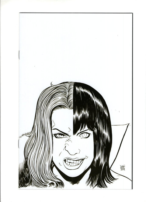 Vampirella / Red Sonja #7 (Cvr S) (2020) Moss Black & White Virgin S Moss Black & White Virgin Buy & Sell Comics Online Comic Shop Toronto Canada