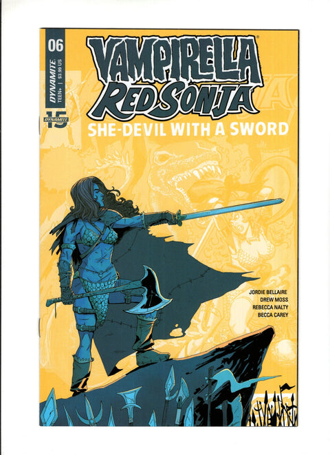 Vampirella / Red Sonja #6 (Cvr F) (2020) Variant Drew Moss Then And Now F Variant Drew Moss Then And Now Buy & Sell Comics Online Comic Shop Toronto Canada