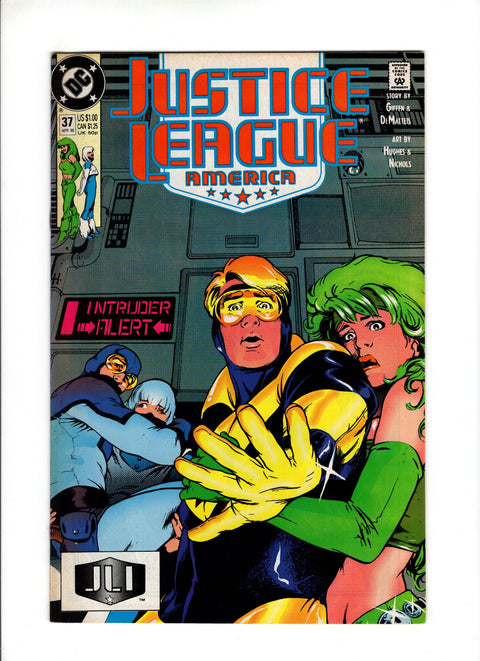 Justice League / International / America #37 (1990) Adam Hughes Cover Adam Hughes Cover Buy & Sell Comics Online Comic Shop Toronto Canada