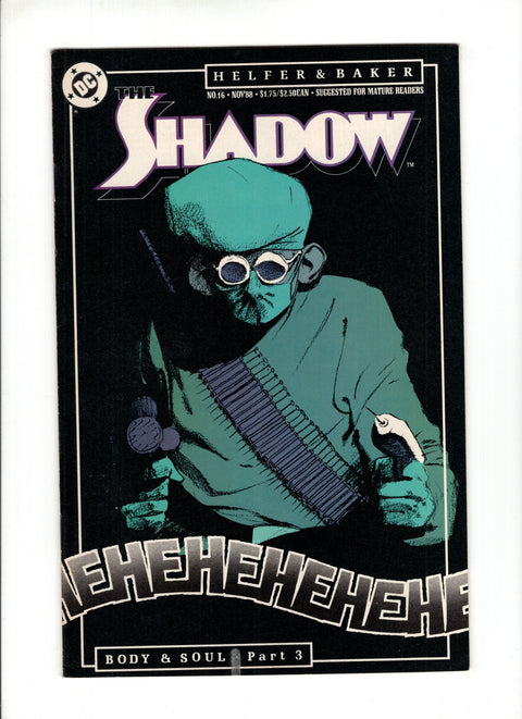 Shadow, Vol. 3 #16 (1988) Buy & Sell Comics Online Comic Shop Toronto Canada