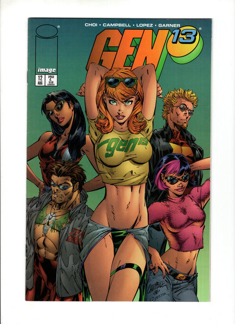 Gen 13, Vol. 2 (1995-2002) #12 (Cvr A) (1996) J. Scott Campbell Regular A J. Scott Campbell Regular Buy & Sell Comics Online Comic Shop Toronto Canada