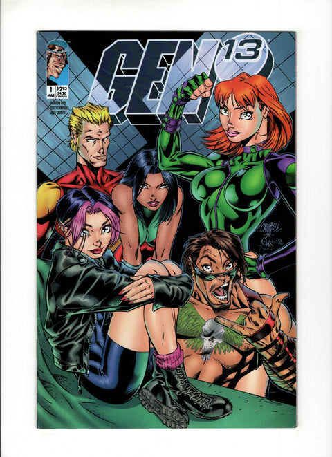 Gen 13, Vol. 2 #1 (Cvr C) (1995) J. Scott Campbell Thumbs Up Variant C J. Scott Campbell Thumbs Up Variant Buy & Sell Comics Online Comic Shop Toronto Canada