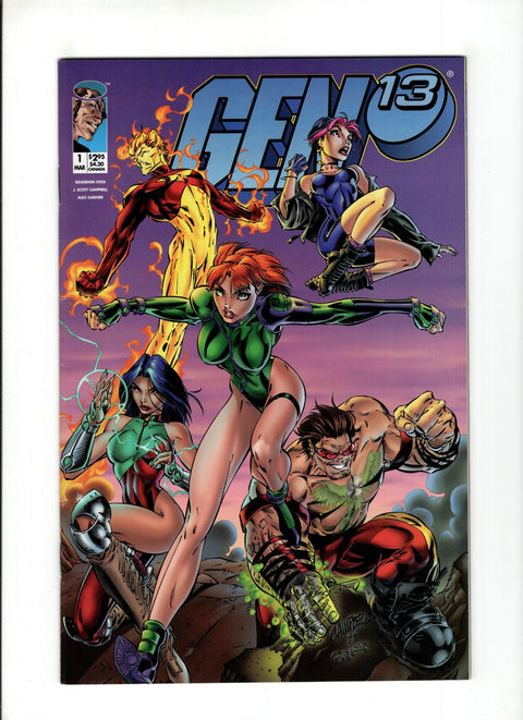 Gen 13, Vol. 2 #1 (Cvr A) (1995) J. Scott Campbell A J. Scott Campbell Buy & Sell Comics Online Comic Shop Toronto Canada