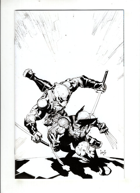 Deadpool / Wolverine #1 (2025) 1:25 2nd Printing Capullo Incentive B&W